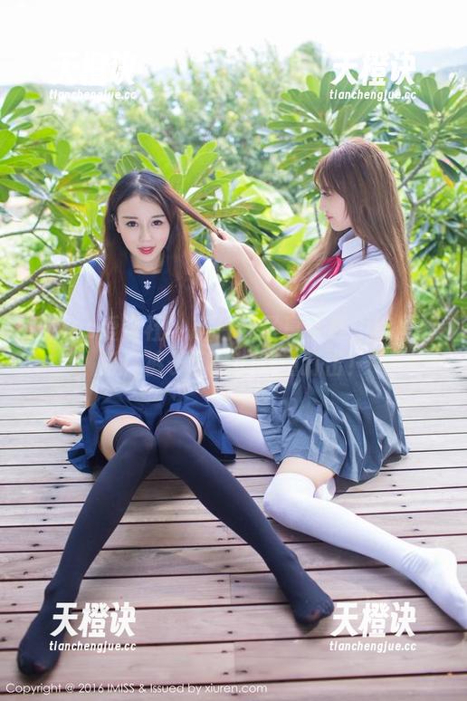 IMiss爱蜜社-萌白酱 IMiss爱蜜社 - 萌白酱写真全集:裤里丝版,裤子和丝的双重打击!